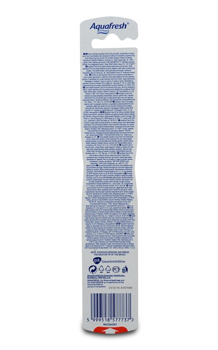 AQUAFRESH-Зубна щітка Aquafresh Clean & Flex, medium, 1 шт-5999518577737