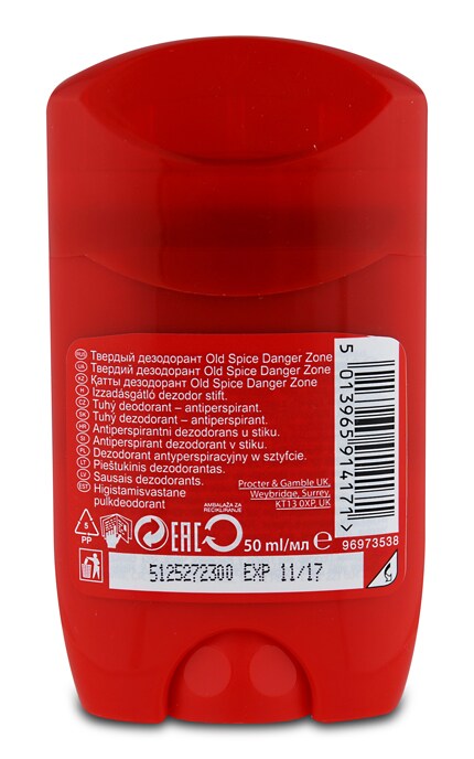OLD SPICE-Old Spice Danger Zone Дезодорант-стік для чоловіків, 50 мл-5013965914171