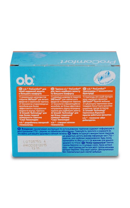 O.B.-Тампоны женские O.B. Pro Comfort Super-3574660234343
