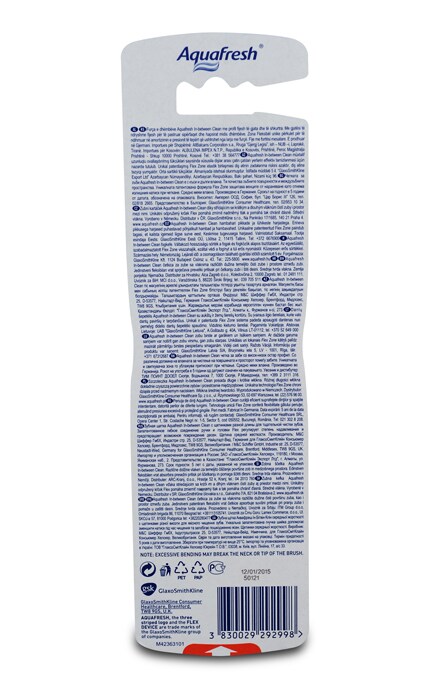 AQUAFRESH-Зубная щетка Aquafresh In-Between Clean средней жёсткости-5054563931085