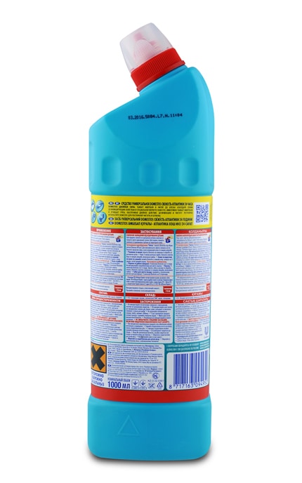 DOMESTOS-Універсальний засіб Domestos Свіжість Атлантики 24 години 1000мл-8714100915301