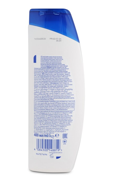 HEAD & SHOULDERS-Шампунь і бальзам-ополіскувач Head&Shoulders 2в1 Проти Лупи Густе Та Міцне, 400 мл -4084500148819