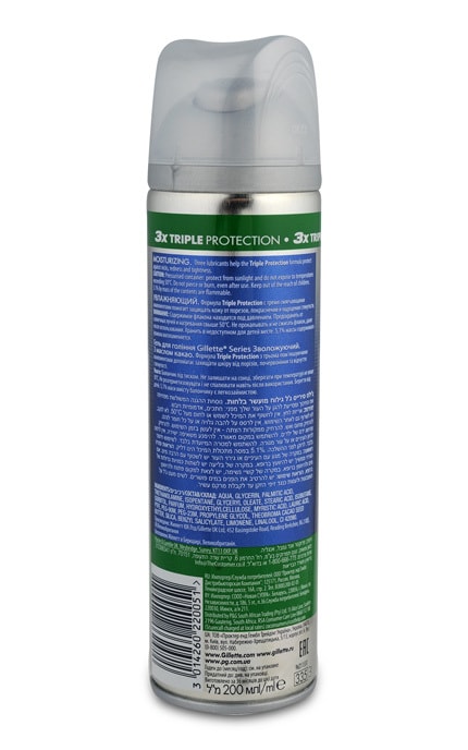 GILLETTE-Пена для бритья Gillette Series Moisturizing-7702018952106