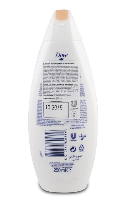 DOVE-Крем-гель для душа Dove Масло Ши и Пряная ваниль 250 мл-8712561609364
