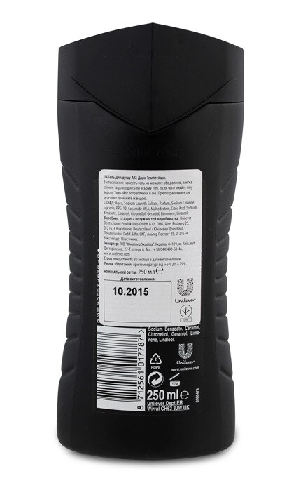 AXE-Гель для душу АХЕ Дарк Темптейшн 250мл-42153184