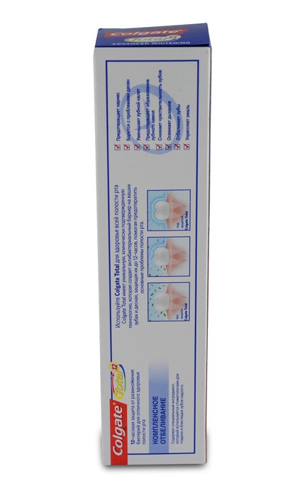 COLGATE-Зубна паста Colgate Total 12 Професійне Відбілювання, 50 мл-4606144006166