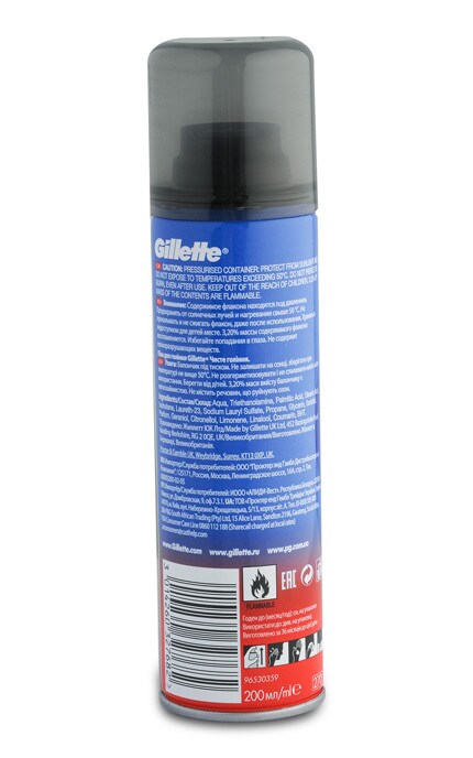 GILLETTE-Піна для гоління Gillette Classic Clean, 200 мл-3014260327682