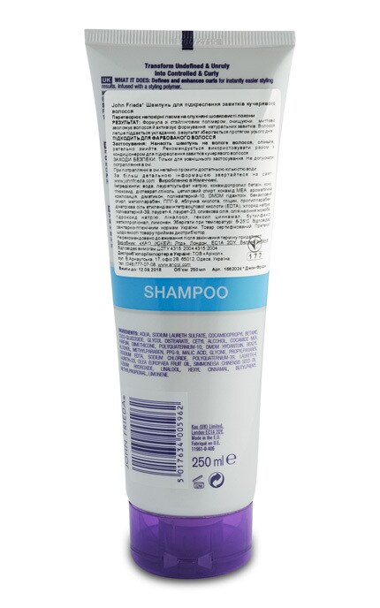 JOHN FRIEDA-Шампунь John Frieda Для вьющихся волос-5017634005962