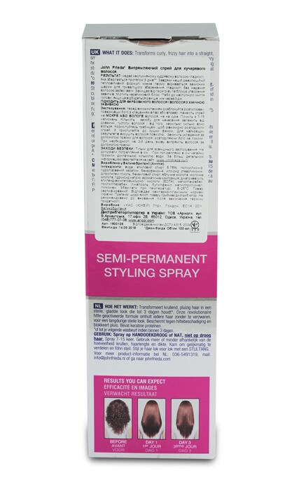 JOHN FRIEDA-Спрей John Frieda выпрямляющий-5037156160017