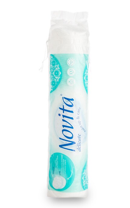 NOVITA-Диски ватні косметичні Novita Delicatе-4744246013139