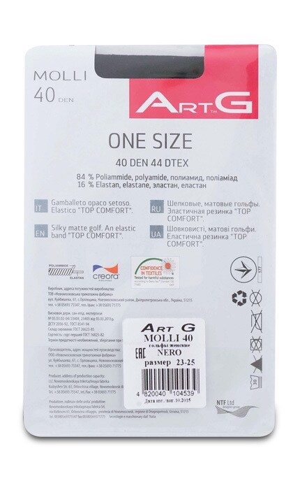 ART G-Гольфи ArtG Molli 40 den, 1 шт-4820040104539