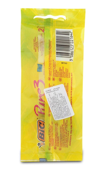 BIC-Станок для гоління Bic Pure Lady 3-леза, 2 шт/уп-3086123221642