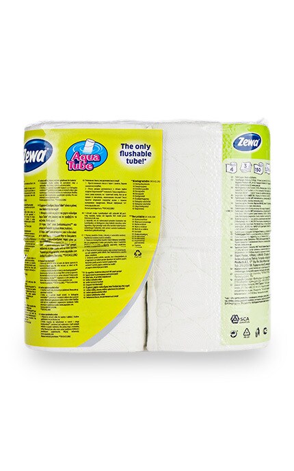 ZEWA-Туалетная бумага Zewa Deluxe Camomile Comfort с ароматом ромашки, 3 слоя, 4 рулона-7322540060133