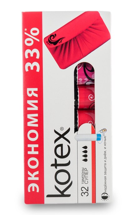 KOTEX-Тампони Kotex Супер, 32 шт-5029053562605