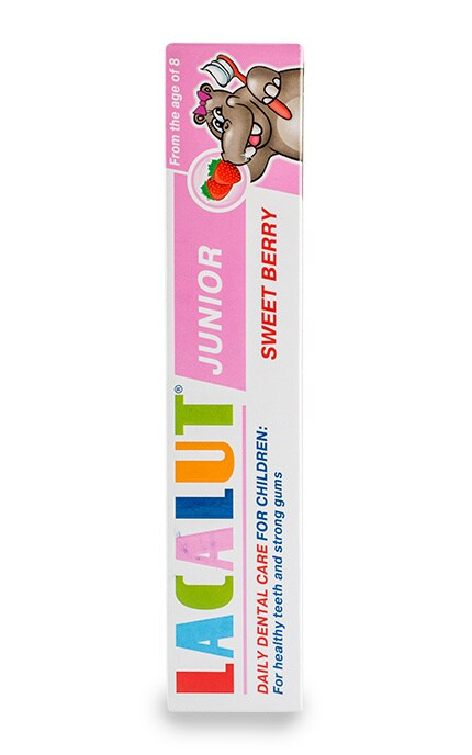 LACALUT-Зубна паста Lacalut Junior Солодка ягода (для дітей 8-12 років)-4016369661963