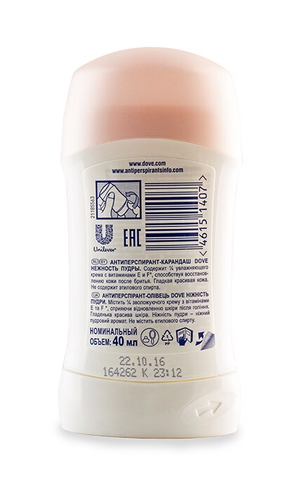 DOVE-Антиперспирант-карандаш нежность пудры 40 мл-46151407