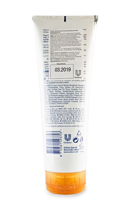 DOVE AHS-Крем-ополаскиватель для волос Dove Advanced Hair Series Безупречный уход 250мл-8712561493703