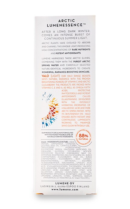 LUMENE-Коктейль для лица Lumene Valo light Аrctic berry-6412600802269