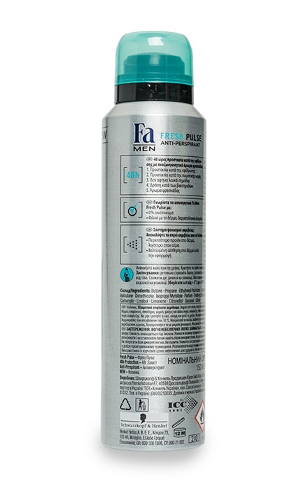 FA-Дезодорант-антиперспирант Fa Men Fresh Pulse аэрозольный-5201143732932