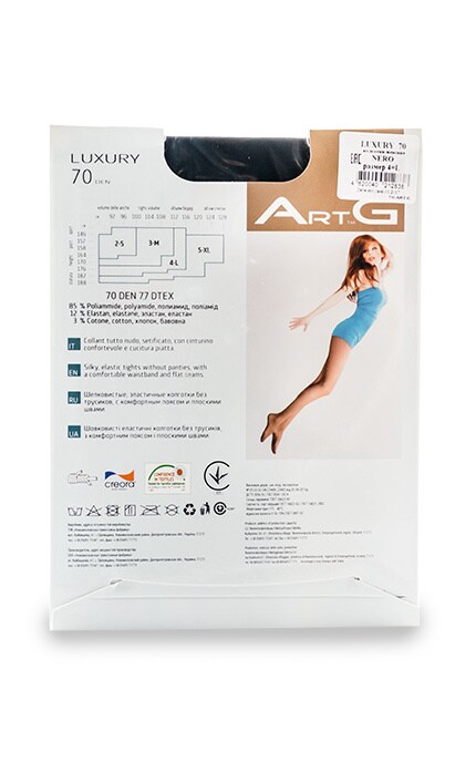 ART G-Колготки Art G Luxury Nero 70 den, 4 (L)-4820040212838