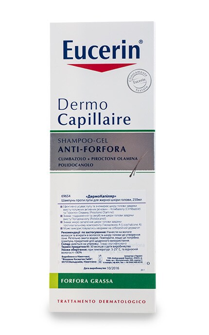 EUCERIN-Гель-шампунь Eucerin DermoCapillaire проти лупи -4005800036637