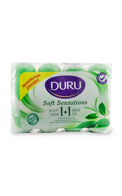 DURU-Мило туалетне Duru Soft Sensations Крем & Зелений чай-8690506025076