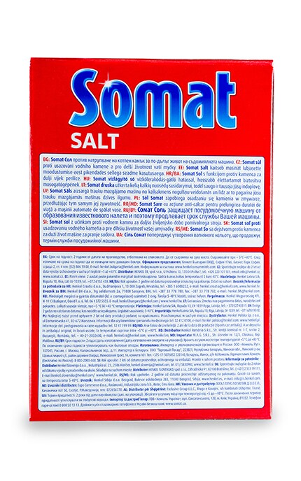 SOMAT-Соль для посудомоечных машин Somat-9000100147293