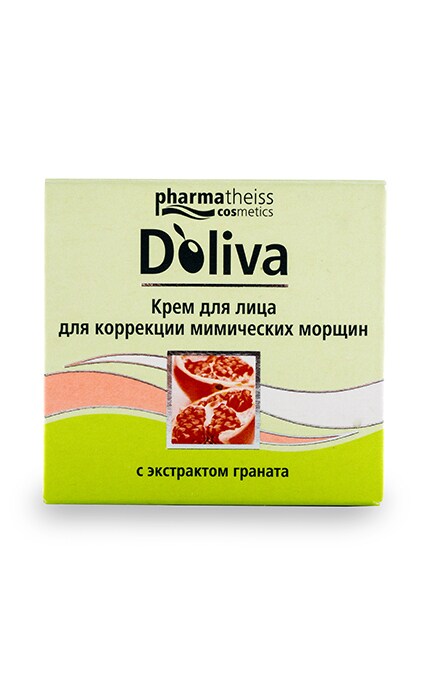 DOLIVA-Крем D'oliva для коррекции мимических морщин с экстрактом граната-4016369695241