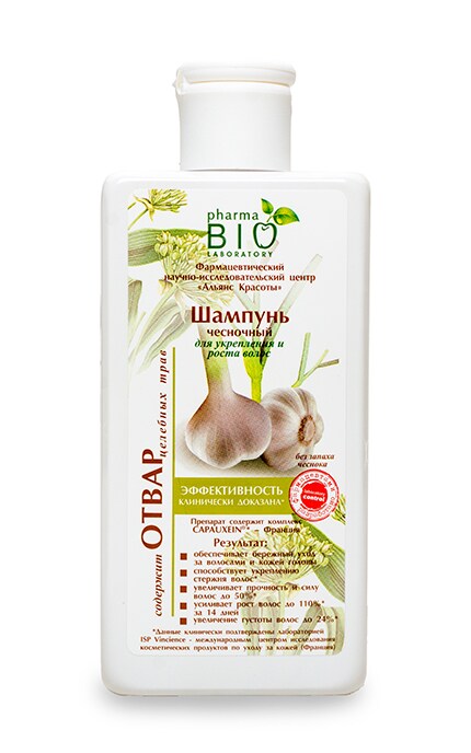 BIO PHARMA-Шампунь Pharma Bio Laboratory Чесночный Для укрепления-4823080000052