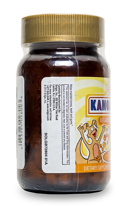 SOLGAR-Биологически-активная добавка Solgar Кангавитес с витамином С со вкусом апельсина жевательные таблетки 100 мг-2227020000000