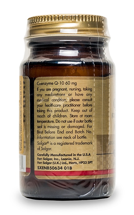 SOLGAR VITAMIN_СОЛГАР-Коензим Q-10 60 мг №30 капсул Solgar-2226970000000