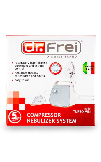 DR.FREI-Інгалятор компресорний Dr Frei Turbo Mini-7640162320900