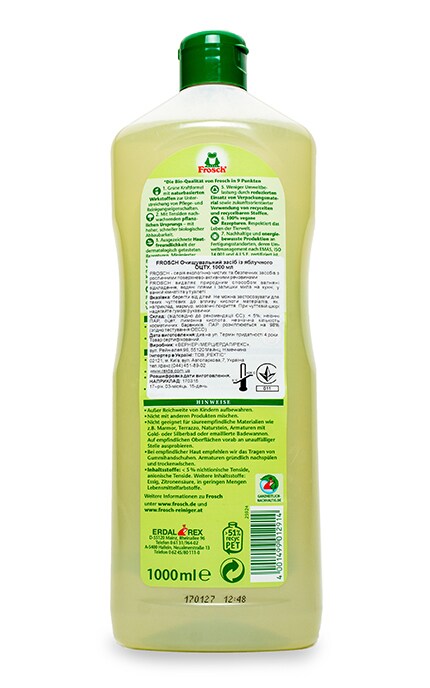 FROSCH-Очищуючий засіб Frosch із яблучного оцту-4001499012914