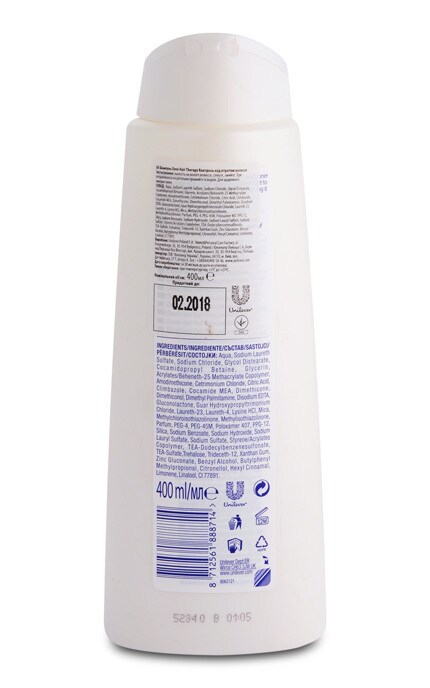 DOVE-Шампунь Dove Hair Therapy Контроль над втратою волосся 400мл-8714100727812