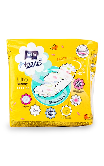 BELLA-Прокладки Bella for Teens Ultra Energy гігієнічні-5900516302405