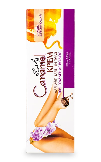 LADY CARAMEL-Крем для депіляції Caramel Lady 100% видалення -4823015920264