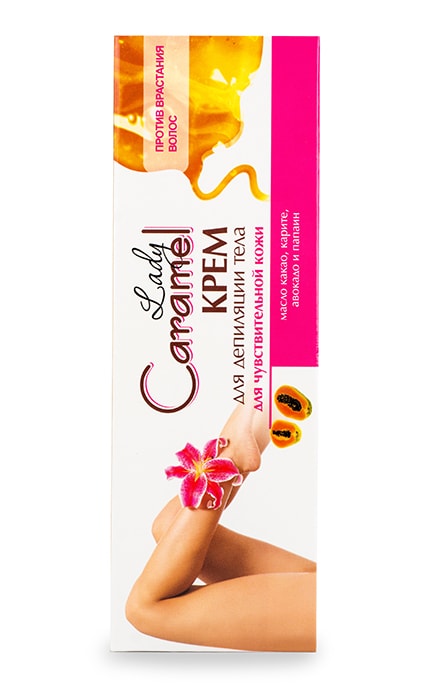 LADY CARAMEL-Крем для депиляции Lady Caramel Для чувствительной кожи-4823015920271