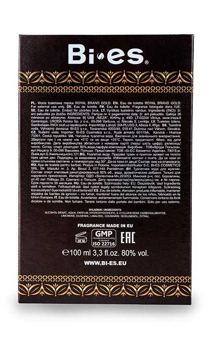 BI-ES-Туалетна вода Bi-es Royal Brand Gold -5906513002539