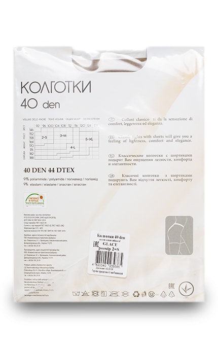 WOMENS CODE-Колготки Glace 40 den 2 розмір-1065356