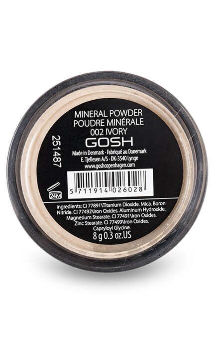 GOSH-Пудра рассыпчатая Gosh Mineral Powder оттенок 002-5711914026028