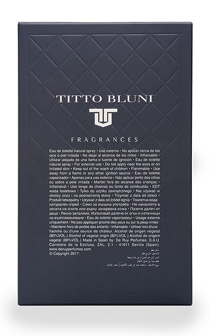 TITTO BLUNI-Туалетна вода Titti Bluni COLLEZIONE BLACK Чоловіча-8414135863690