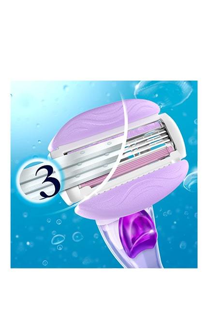 GILLETTE VENUS-Змінні картриджі для гоління Venus Breeze з гелевою смужкою (2 шт)-7702018886432