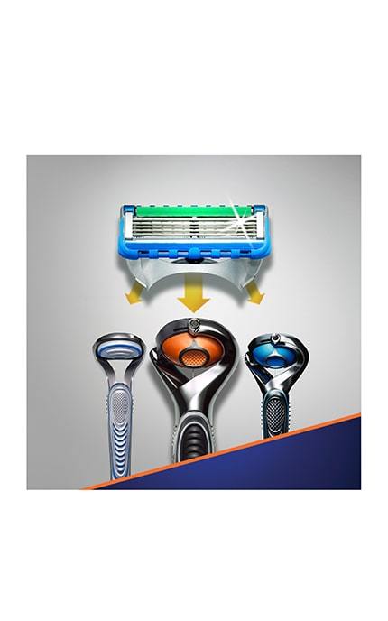 GILLETTE FUSION-Змінні картриджі для гоління Gillette Fusion5 ProGlide Power (4 шт)-7702018085576