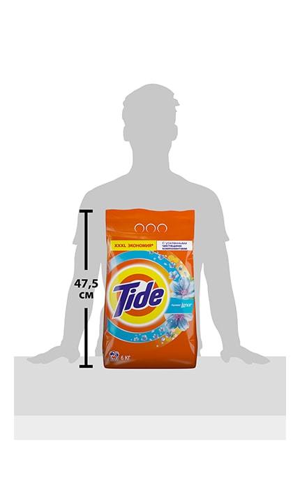 TIDE-Пральний порошок Tide Lenor Touch of Scent 6 кг 40 Стирок Автомат-8001090661708