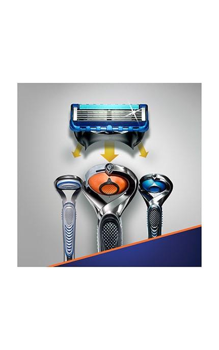 GILLETTE FUSION-Сменные картриджи для бритья Gillette Fusion5 ProGlide (4 шт)-7702018085514