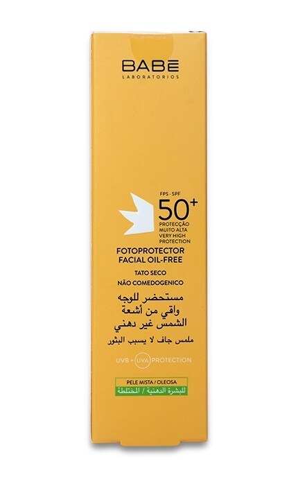 BABE-Сонцезахисний крем для жирної шкіри обличчя Babe Laboratorios SPF 50+ -8437014389326