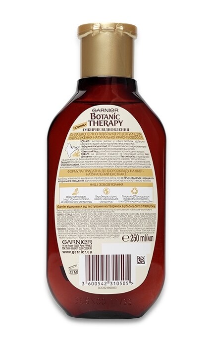 GARNIER BOTANIC THERAPY-Шампунь Garnier Botanic Therapy Імбирне Відновлення -3600542310505