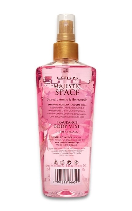 LOTUS-Парфюмированный спрей для тела Lotus Pure Majestic Space Jasmine & Honeysucle-5902815166542