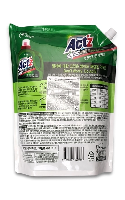 PIGEON-Гель для стирки универсальный Pigeon ACT’Z Anti bacterial -8801101882876