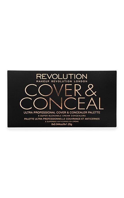Make Up Revolution-Палітра консилерів Makeup Revolution Ultra Cover and Conceal Light Medium-5029066026347